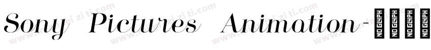 Sony Pictures Animation字体转换